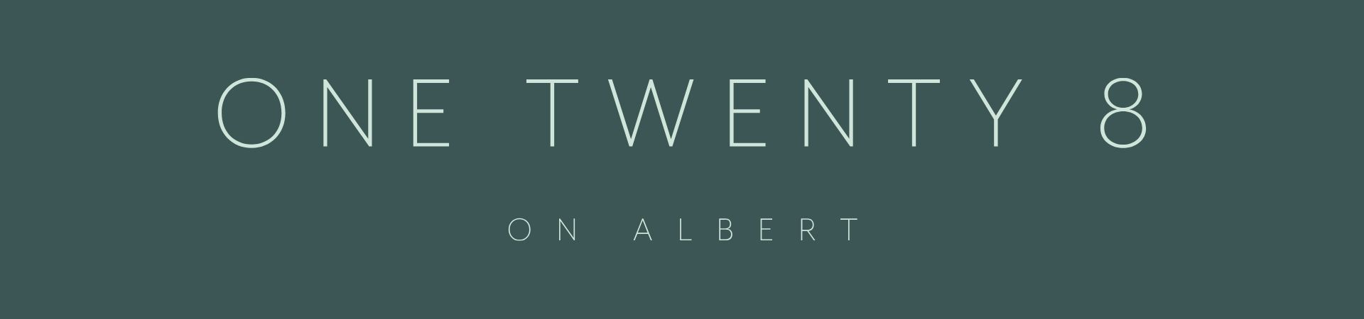 One Twenty 8 - thin banner